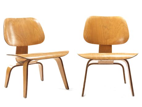 Ein paar Plywood Stühle, Charles Eames